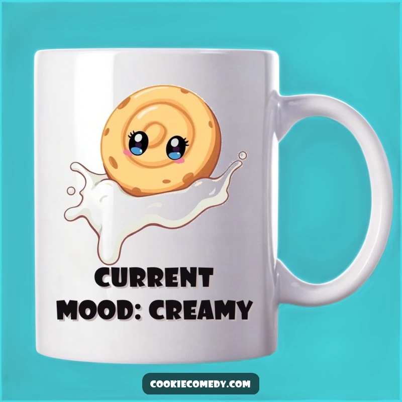 Funny Swirl Cookie Mug: Slipping into Fun, a Perfect Funny Gift for Milk Lovers