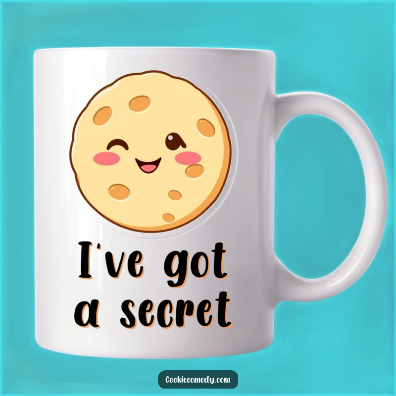 Funny Winking Cookie Mug: A Cheerful Character Design Perfect Funny Gift