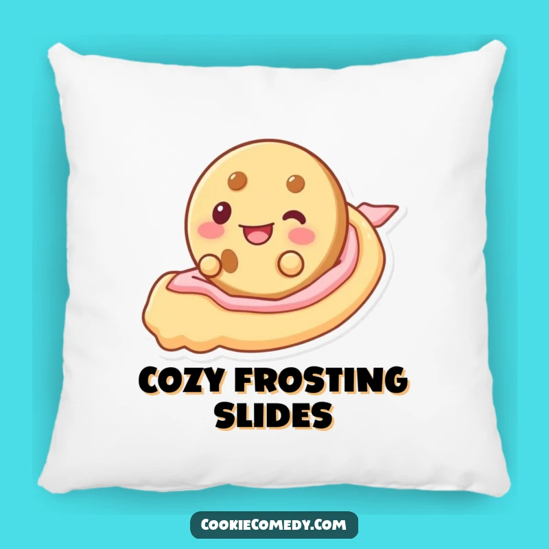 Funny Frosting Slide Cookie Pillow: Cozy Comfort & Joyful Sweetness