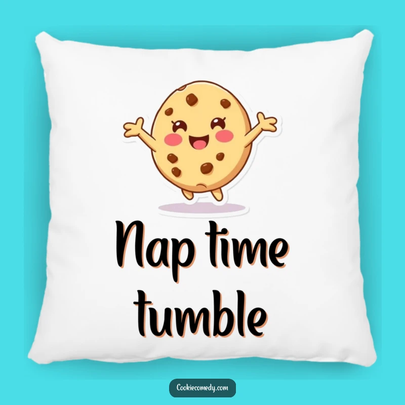 Funny Tumbling Cookie Pillow: Soft Comfort & Playful Whimsy