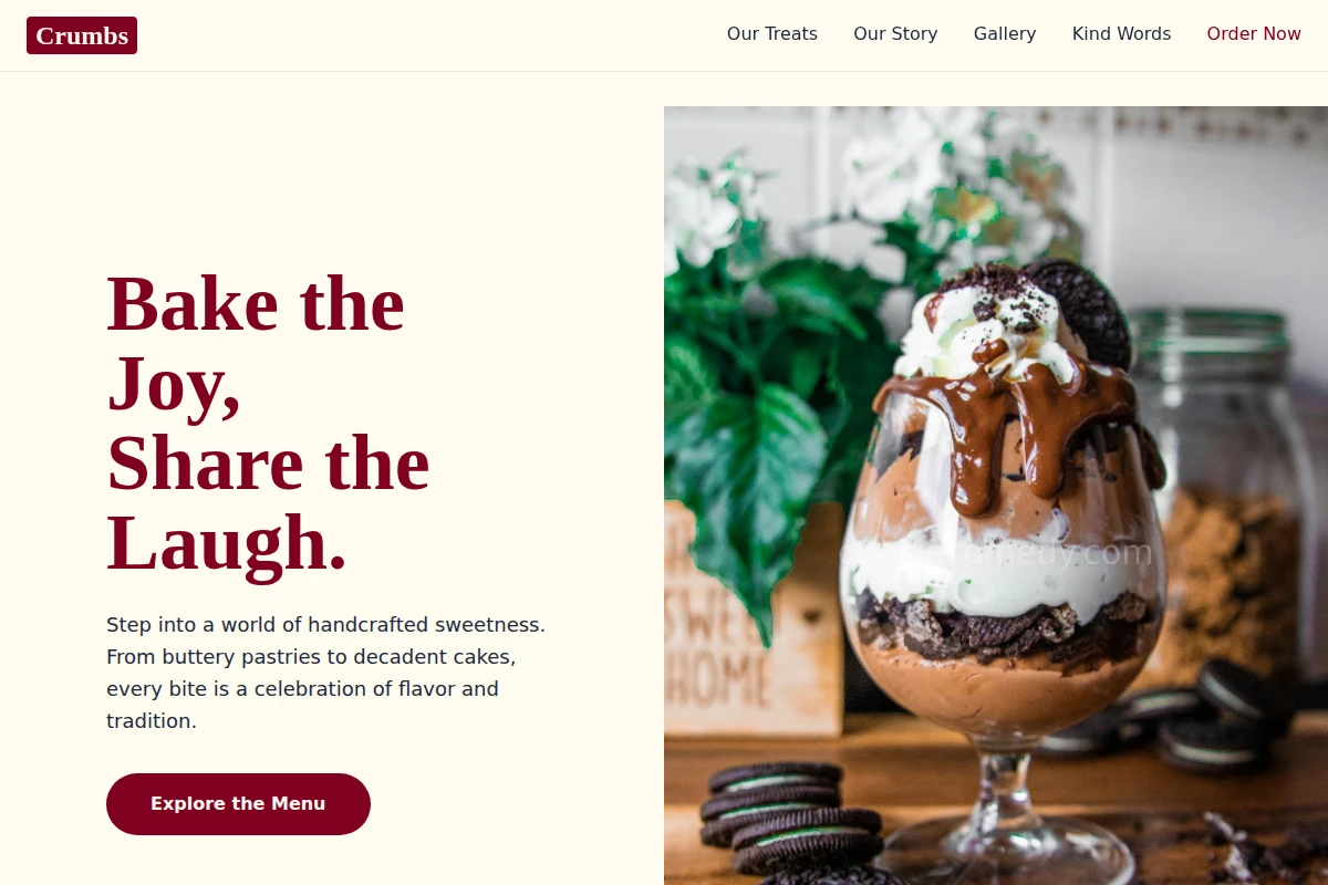 Crumbs Dessert