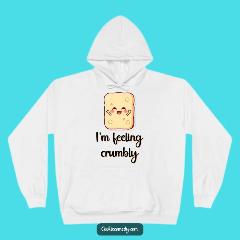 Funny Biscuit Hoodie: Cozy Up with a Gleeful Cookie Character, Ideal Funny Gift