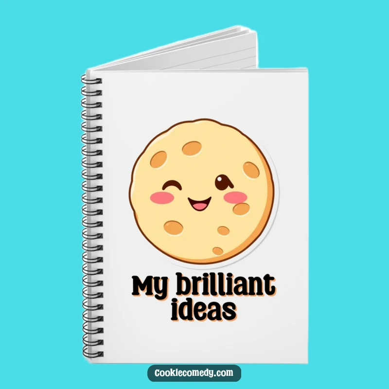 Funny Winking Cookie Notebook: Cheerful Ideas and Humorous Journaling