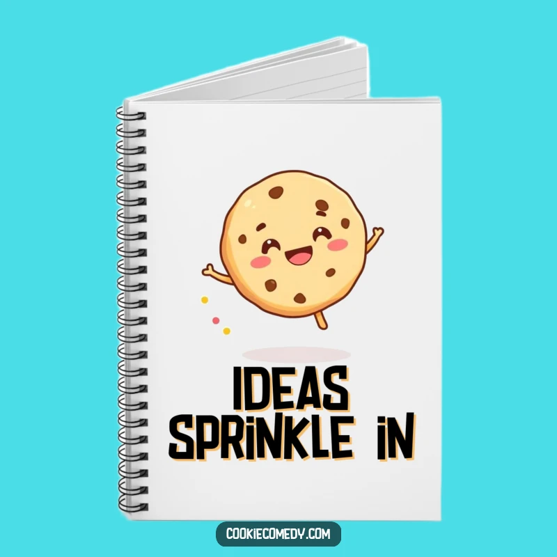 Funny Sprinkle Bounce Cookie Notebook: Jot Down Joyful Thoughts