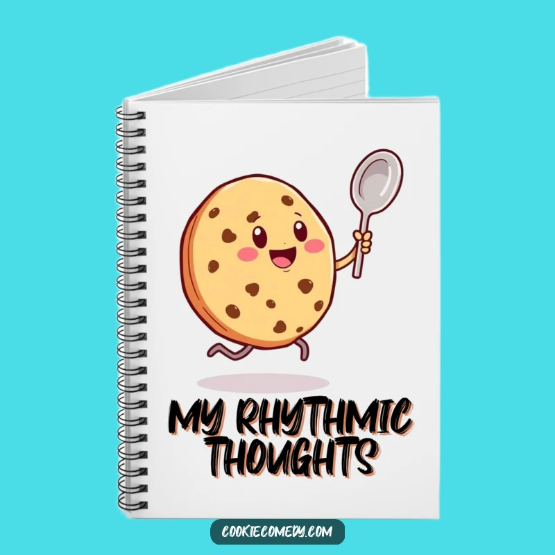 Funny Dancing Spoon Cookie Notebook: Jot Down Rhythmic Ideas