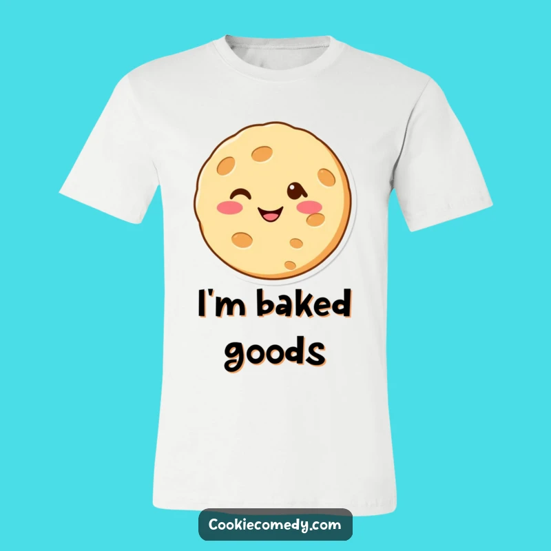 Funny Winking Cookie T-Shirt: Wearable Humor and Cheerful Character Design